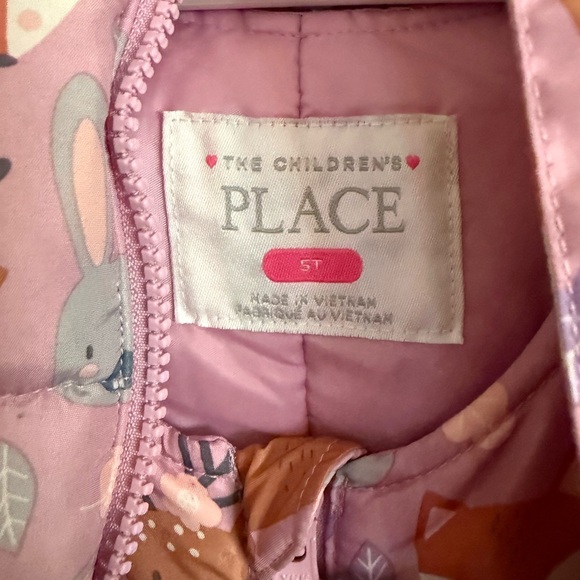 The Children's Place Pink Animal Pattern Matching Set - Picture 2 of 3